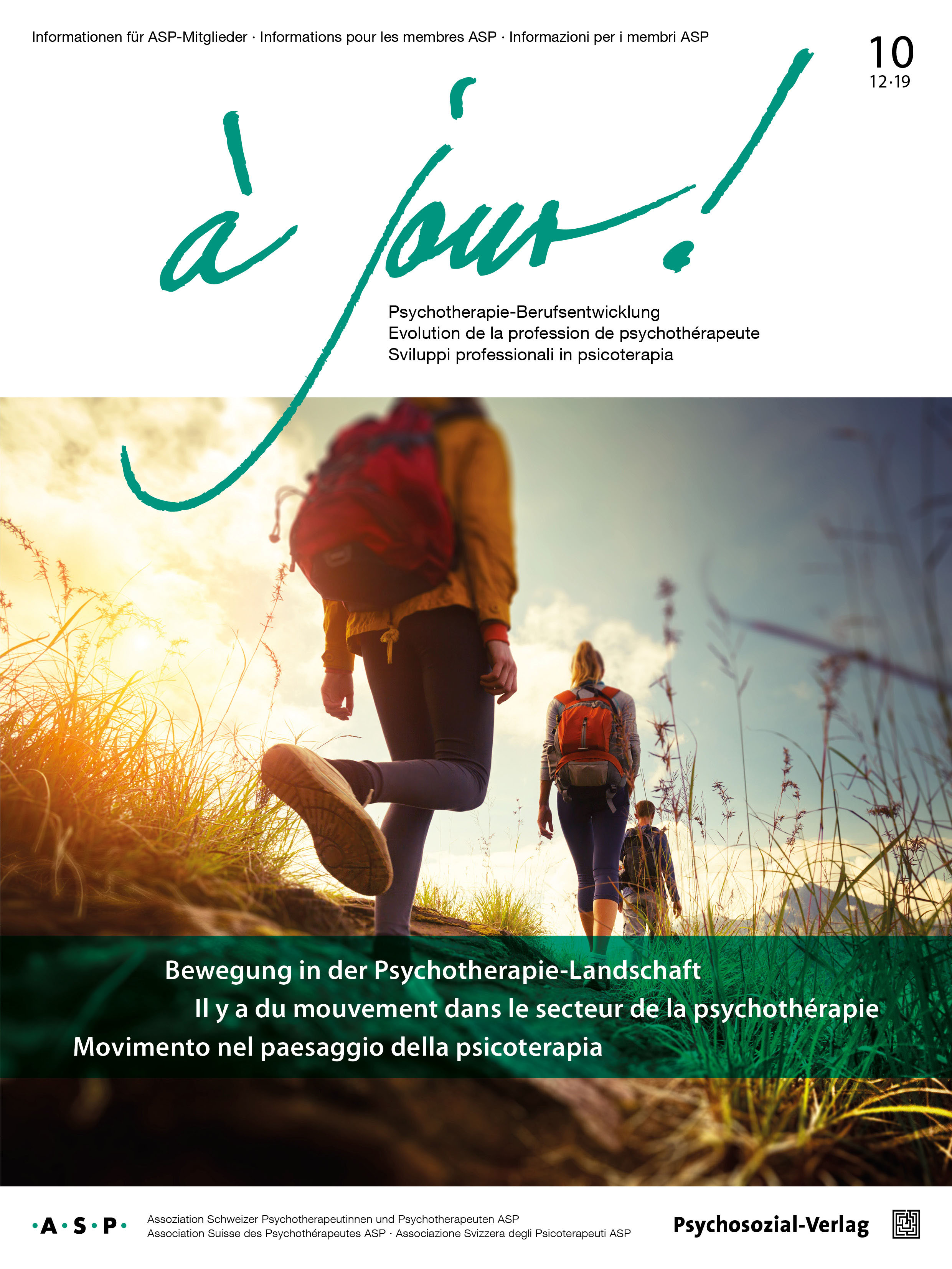 					Ansehen Nr. 2 (2019): Bewegung in der Psychotherapie-Landschaft
				